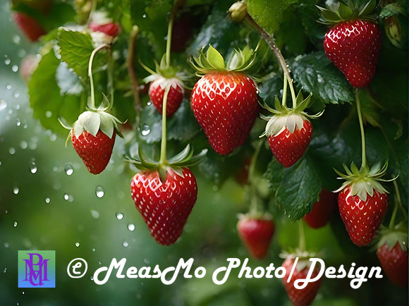 081 Cin wet strawberry garden