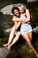 Alexis and Helena at Pinebrook Park River